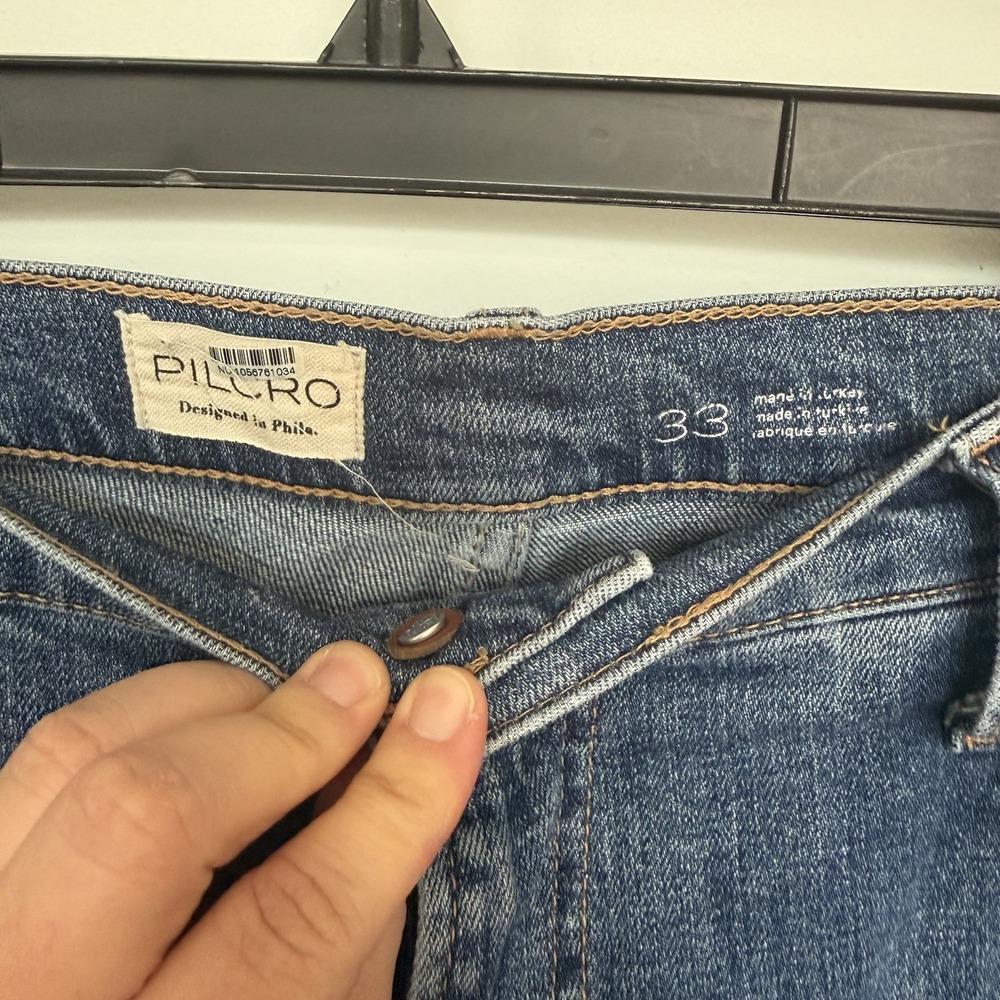 Anthropologie Pilcro Wide-Leg Jeans Women's SZ 33 Medium Wash High-Rise Baggy - Picture 3 of 8